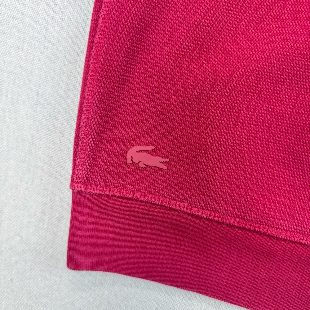 Vintage Lacoste Wine Hoodie Jumper Men’s 4XL big front pocket - Picture 5 of 13